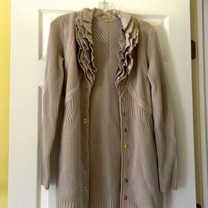 Elle tamari 💯 merino wool duster